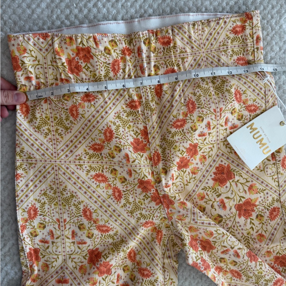 NWT Show me your Mumu Belmont Pull On Trouser in Patchwork Paisley - Medium - Picture 8 of 10